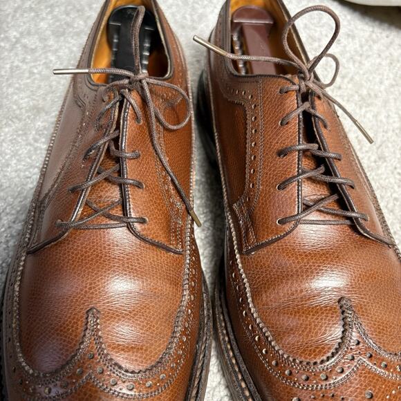 Florsheim Men\'s Royal Imperial Brogue Wingtips 97625 Size 10.5 B Brown Leather